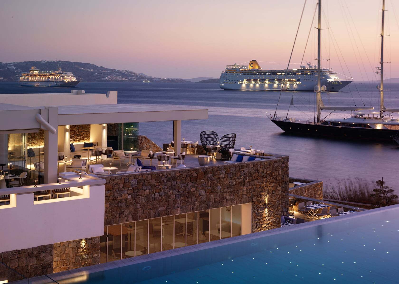 Mykonos Riviera бронировать отель - о. Миконос, Миконос, 5*, Греция -  mobile site