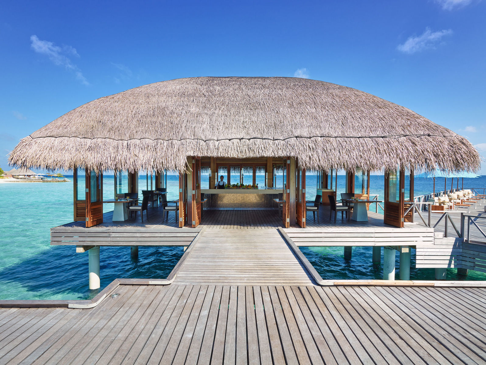 Мальдивы отель на воде