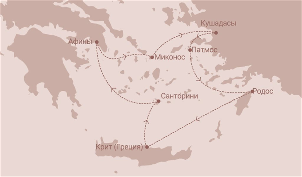 Чотириденний круїз «ICONIC - 5 грецьких островів і Туреччина» на кораблі CELESTYAL OLYMPIA. (П'ятниця)